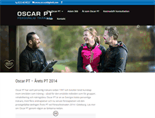 Tablet Screenshot of oscarpt.com